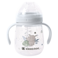 KIKKABOO - Hrnek se silikonovým pítkem 240ml 6m+ Savanna Blue