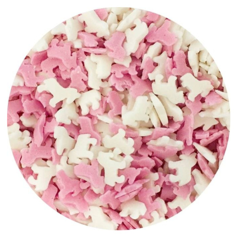 Cukroví jednorožci růžovo-bílí (50 g) dortis