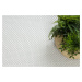 Dywany Łuszczów Kusový koberec Timo 6272 White kruh – na ven i na doma - 120x120 (průměr) kruh c