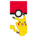 Dětská osuška Pokémon Pokéball a Pikachu