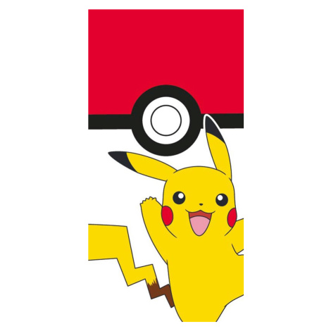 Dětská osuška Pokémon Pokéball a Pikachu Carbotex