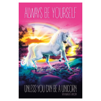 Plakát, Obraz - Unicorn - Always Be Yourself, 61 × 91.5 cm