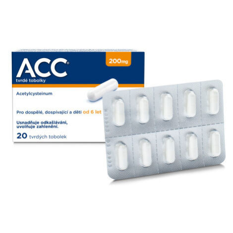 ACC 200MG CPS DUR 20