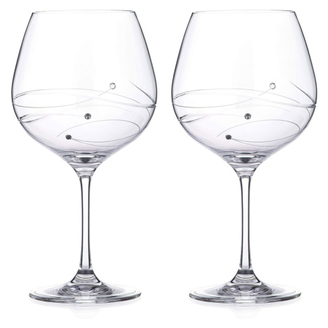 Diamante Sklenice na gin Spiral Epitome s krystaly Swarovski 610 ml 2 ks