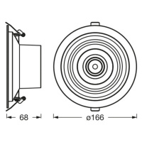 LEDVANCE Ledvance Decor Filament Halo LED downlight