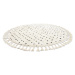 Dywany Łuszczów Kusový koberec Berber Syla B752 dots cream kruh - 120x120 (průměr) kruh cm