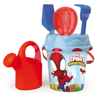 Kbelík set Spidey Spiderman Garnished Bucket Smoby s konvičkou 17 cm výška od 18 měsíců