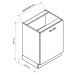 Expedo Kuchyňská skříňka dolní ISOLDA D40, 40x82x44,6, dub artisan/grafit