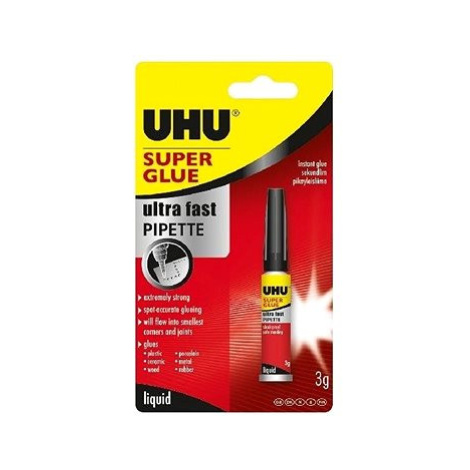 UHU Super Glue Pipette 3 g