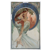 Obrazová reprodukce Poetry - by Mucha, 1898., Mucha, Alphonse Marie, 24.6x40 cm