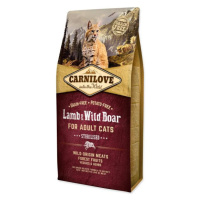 Krmivo Carnilove Sterilisod Adult Cats Lamb & Wild Boar 6kg