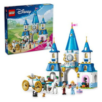 LEGO® - Disney Princess 43275 Popelčin zámek a kočár s koňmi