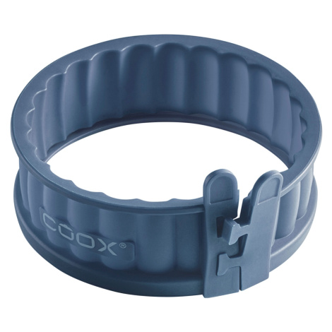 Coox Silikonová forma na koláč se skleněným dnem, Ø 12 cm (modrošedá)