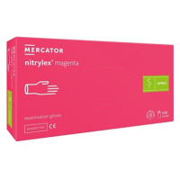 MERCATOR MEDICATOR Nitrylex Magenta růžové, 100 ks, vel. S