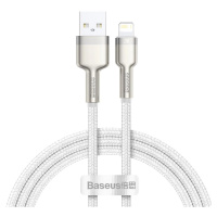 Kabel Baseus USB cable for Lightning Cafule, 2.4A, 1m (white) (6953156202252)