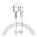 Kabel Baseus USB cable for Lightning Cafule, 2.4A, 1m (white) (6953156202252)