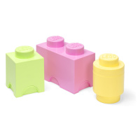 LEGO STORAGE - úložné boxy Multi-Pack 3 ks - pastelové