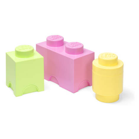 LEGO STORAGE - úložné boxy Multi-Pack 3 ks - pastelové