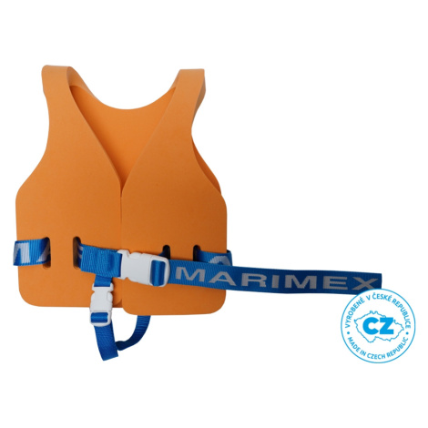 Plavecká vesta Plavčík - oranžová Marimex