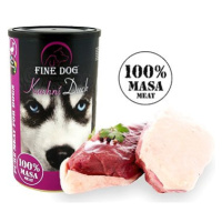 Fine Dog konzerva kachní 100 % masa 1200 g