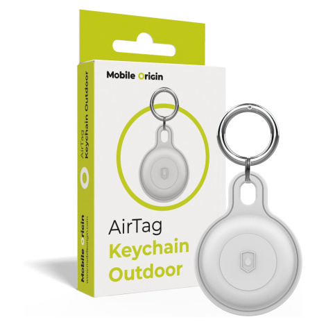 Mobile Origin Airtag Outdoor KeyChain White