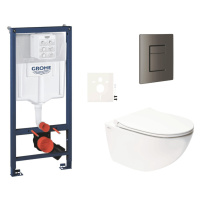 Závěsný wc set do lehkých stěn / předstěnová montáž Swiss Aqua Technologies Infinitio SIKOGRSIN1