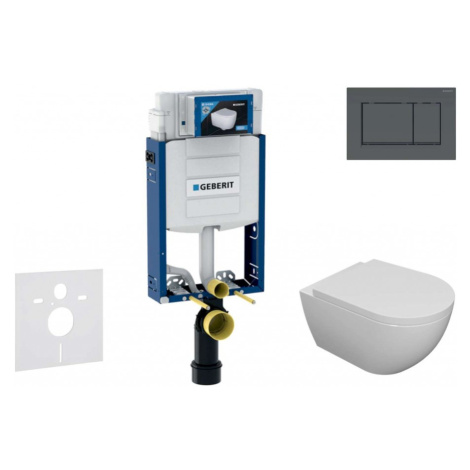 GEBERIT Kombifix Set předstěnové instalace, klozetu Oudee a sedátka softclose, tlačítko Sigma30,