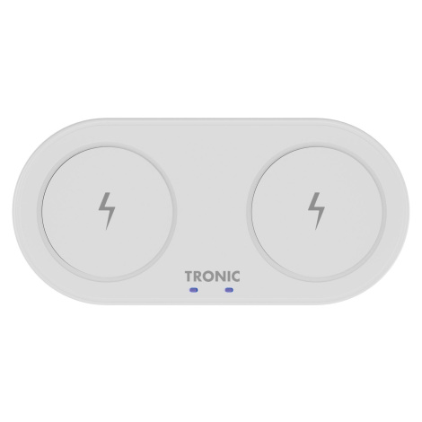 Tronic® Bezdrátová duální nabíječka Qi®, 20 W (bílá)