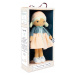 Panenka pro miminka Chloe K Doll Tendresse Kaloo 32 cm v riflovém kabátku z jemného textilu v dá