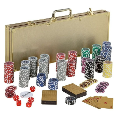 GamesPlanet Poker set Gold Edition, 500 laser žetonů GamesPlanet®