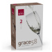 Rona Sklenice na víno GRACE 580 ml, 2 ks