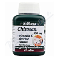 MedPharma Chitosan 500mg+vit.C+chrom tbl.67