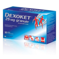 Dexoket 25mg por.gra.sol.10