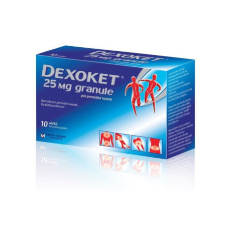 Dexoket 25mg por.gra.sol.10