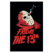 Umělecký tisk Friday the 13th - Blockbuster, 26.7 × 40 cm