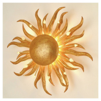 Holländer Nástěnné světlo Slunce Ø 45 cm zlaté