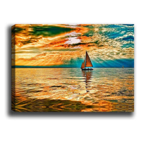 Wallity Obraz na plátně Boat trip 30x70 cm