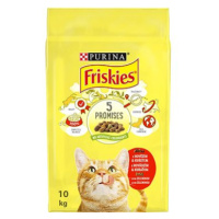 Friskies s hovězím, s kuřetem a se zeleninou 10 kg