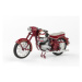 Abrex JAWA 500 OHC (1956) 1:18 - Tmavě Červená