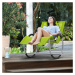 Blumfeldt Westwood, houpací lehátko, ergonomické, hliníkový rám, zelené