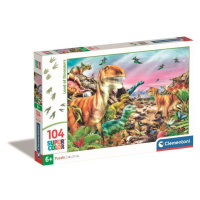 Puzzle 104 země dinosaurů