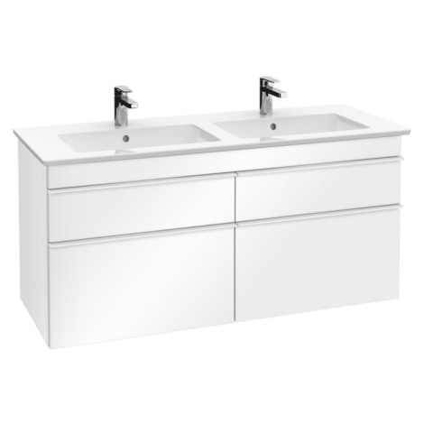 Koupelnová skříňka pod umyvadlo Villeroy & Boch Venticello 125,3x50,2x59 cm bílá mat A93002MS