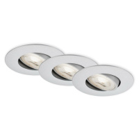 BRILONER LED vestavné svítidlo 4,4 cm 3x 4,9 W 480lm chrom BRI 7602034