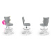 Entelo Dětská židle PETIT 4 | bílá podnož Velvet 3