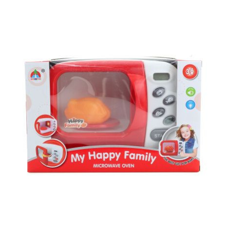 Lamps mikrovlnka na baterie plastová set s potravinami světlo zvuk