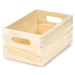 Úložný box z borovicového dřeva Compactor Custom, 30 x 20 x 14 cm