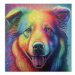 Wooden puzzle Multicolored Labrador A3