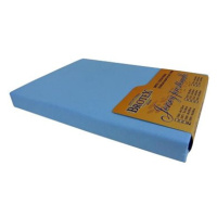 Brotex Jersey prostěradlo světle modré, 160 × 200 cm