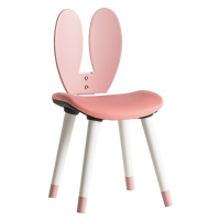 Dětská židlička králíček flamenco - růžová/bílá