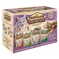 Carnilove Cat kapsičky ragú – kombinované balení se 4 druhy (krůta, kachna, pstruh, bažant) – 12